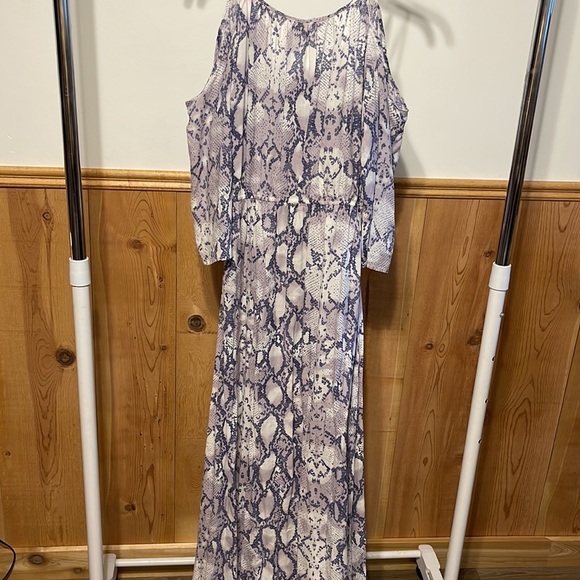 Elan Reptile Snake Print Maxi Dress - Picture 5 of 9